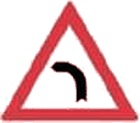 Curbă la stânga