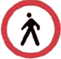 Accesul interzis pietonilor