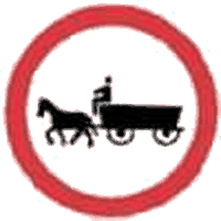 Accesul interzis vehiculelor cu tracțiune animală