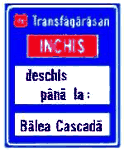 Drum închis sau deschis circulației publice