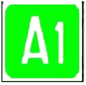 Simbolul și numărul autostrăzii