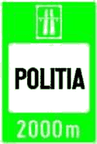 Presemnalizarea sediului Poliției autostrăzii