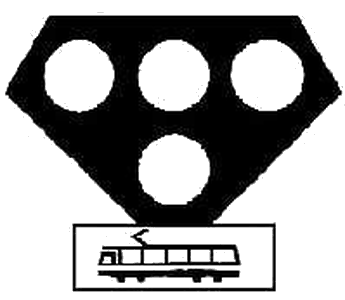 Semafor special pentru tramvaie