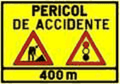 Presemnalizarea unui sector cu circulație alternantă